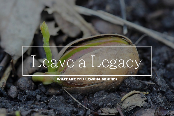 Read more about the article Leave A Legacy: What Are You Leaving Behind?